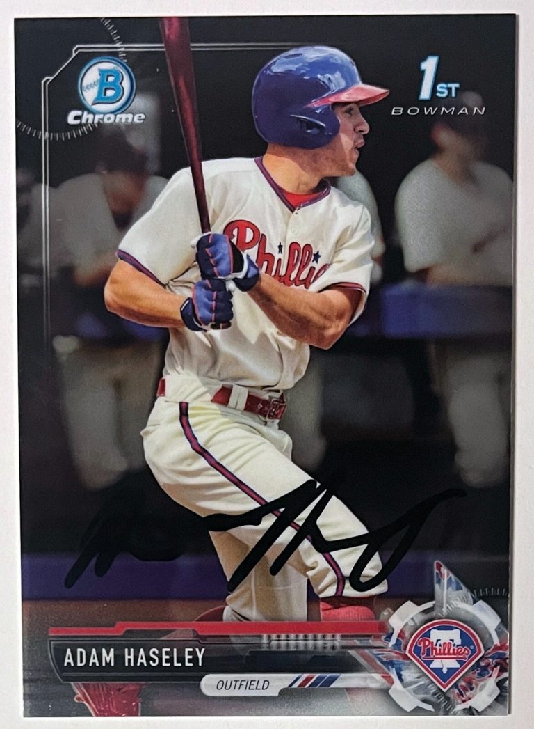 Adam Haseley 2017 Bowman Draft Chrome Facsimile Image Variation Card #BD-115