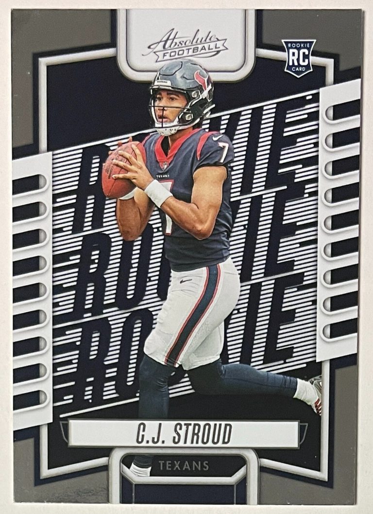 CJ/C.J. Stroud 2023 Panini Absolute Rookie Card (RC) #102 (Houston Texans)