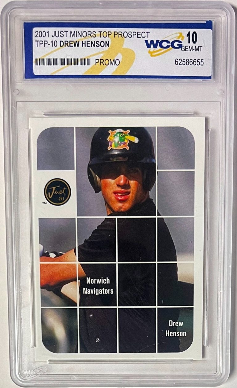 Drew Henson 2001 Just Minors Top Prospect Rookie Card #TPP-10- WCG Graded 10 GMT