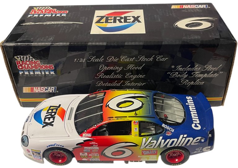 Mark Martin 1999 1/24 Zerex #6 Ford Taurus NASCAR Racing Champions Diecast Car