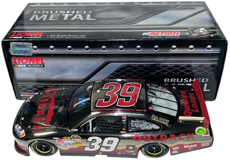 Ryan Newman 2012 Outback Steakhouse Brushed Metal 1/24 #39 Chevy Diecast Car /72