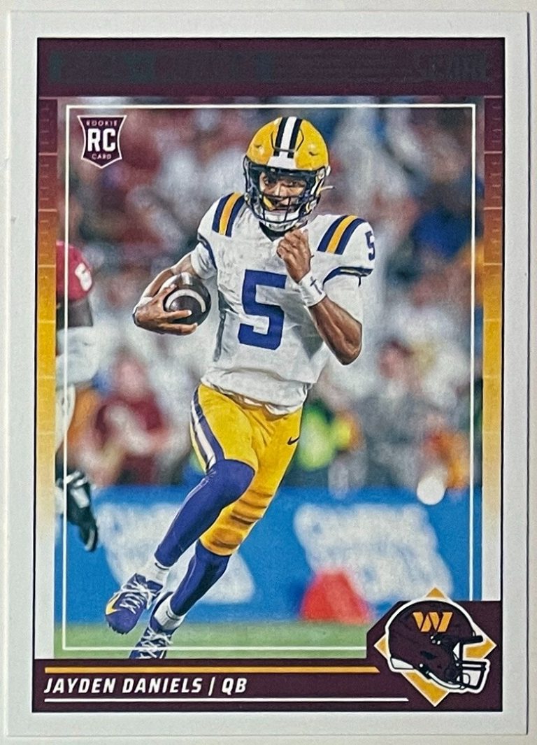 Jayden Daniels 2024 Score Rookie Card (RC) #302 (LSU/Washington Commanders)