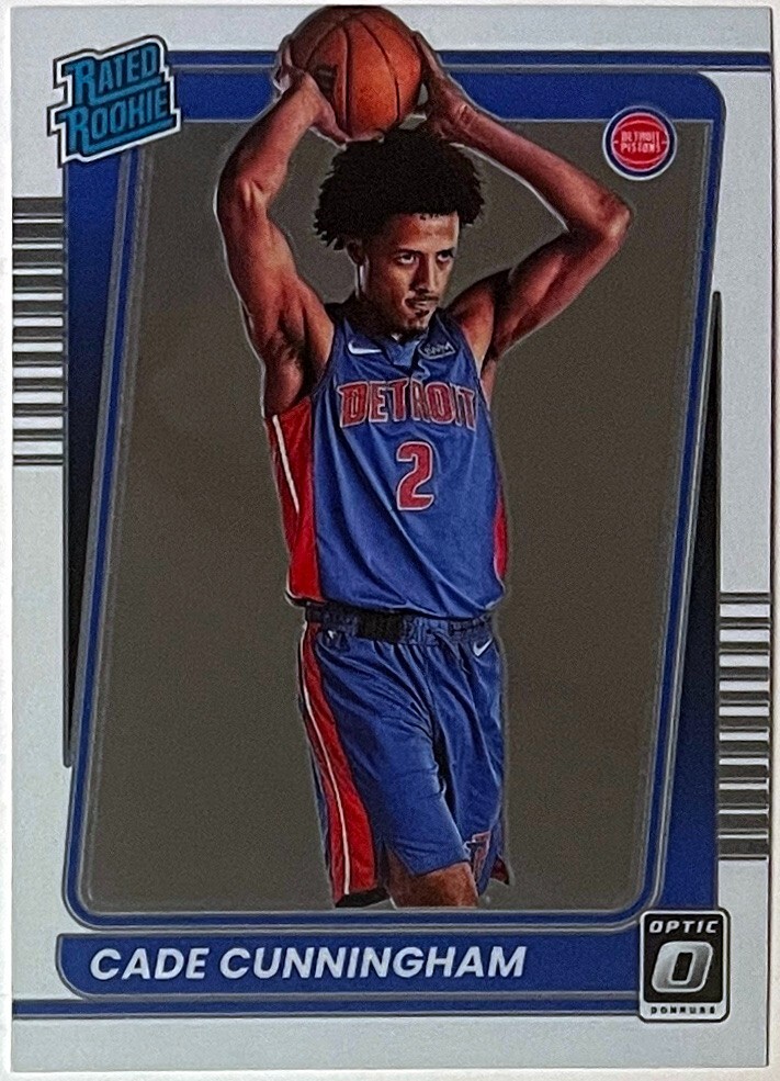 Cade Cunningham 2021-22 Panini Donruss Optic Rated Rookie Card (RC) #161