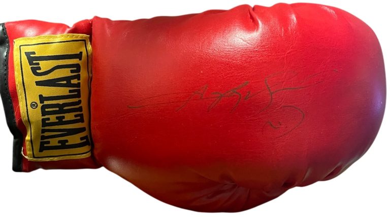 Sugar Ray Leonard Signed Everlast Left Boxing Glove – Beckett Rev (Red/14oz)