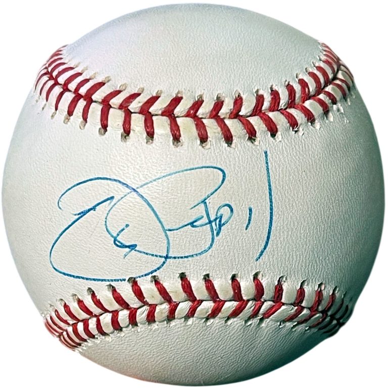 Joe Pepitone signed ROAL Official American League Baseball - COA (Yankees/3X GG)