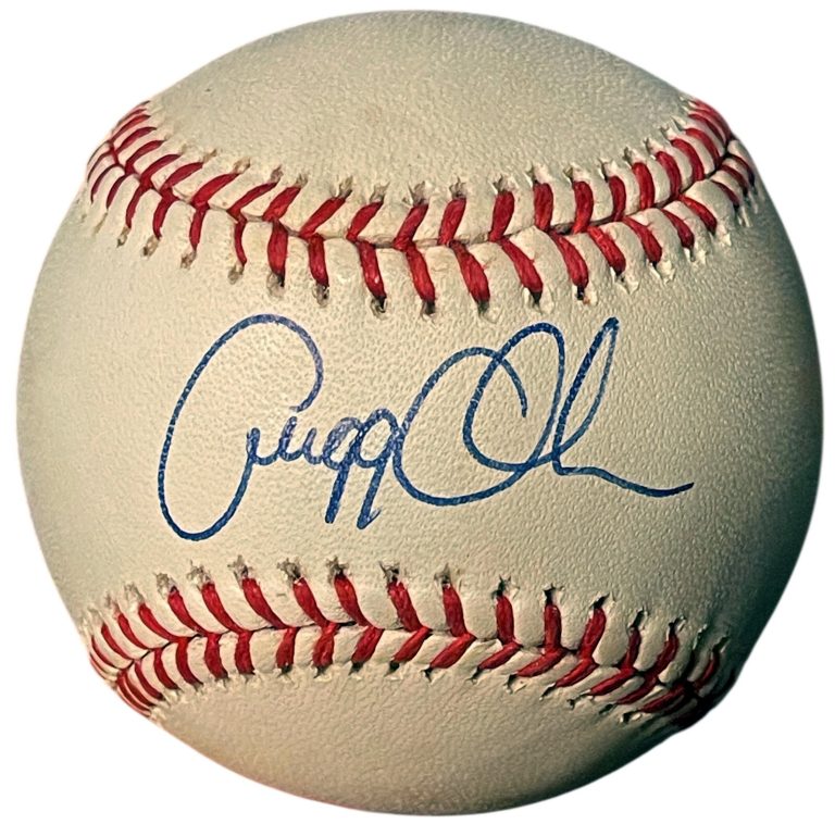 Gregg Olson signed ROAL Official Rawlings American League Baseball- COA- Orioles