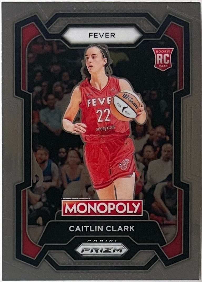 Caitlin Clark 2024 Panini Prizm Monopoly WNBA Rookie RC Card #65- Indiana Fever