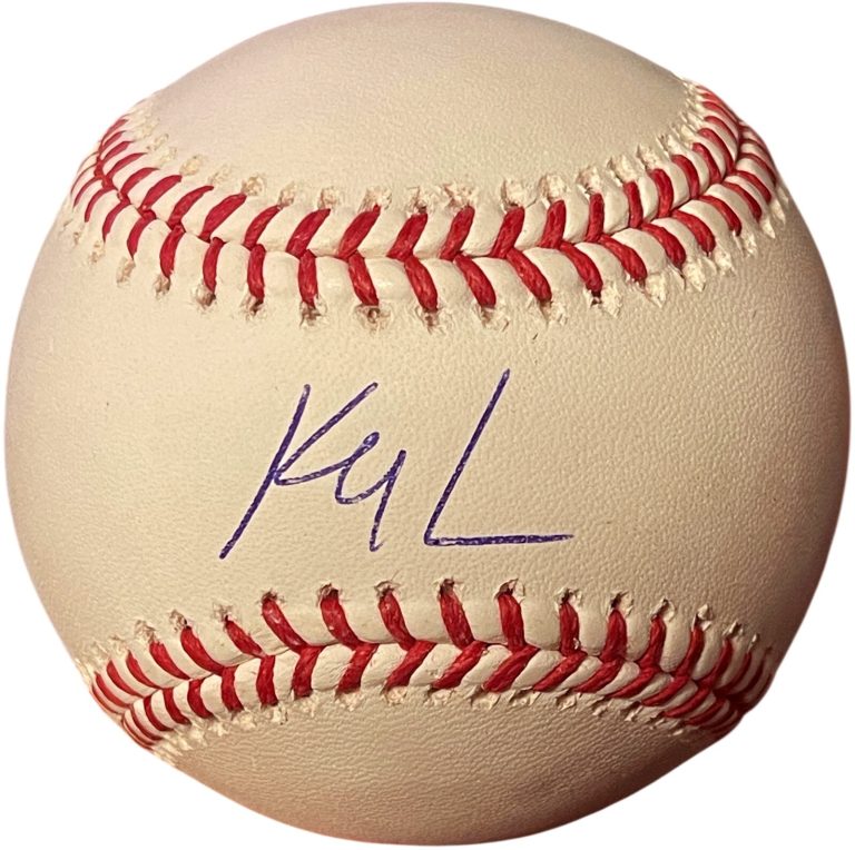 Kyle Lewis signed Rawlings Official Major League Baseball- Fanatics (2020 ALROY)