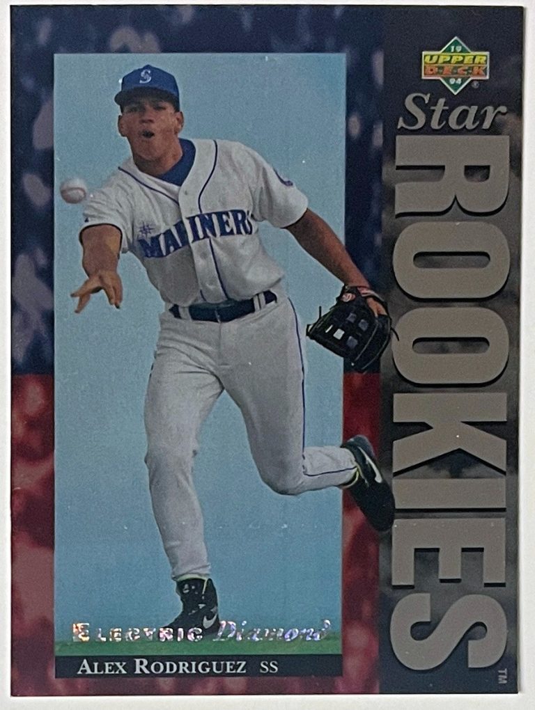 Alex Rodriguez 1994 Upper Deck Electric Diamond Rookie Card (RC) #24 (Mariners)
