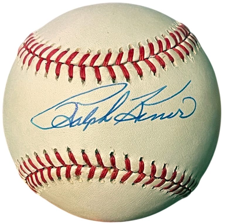 Ralph Kiner signed Official Rawlings RONL National League Baseball - COA (HOF)