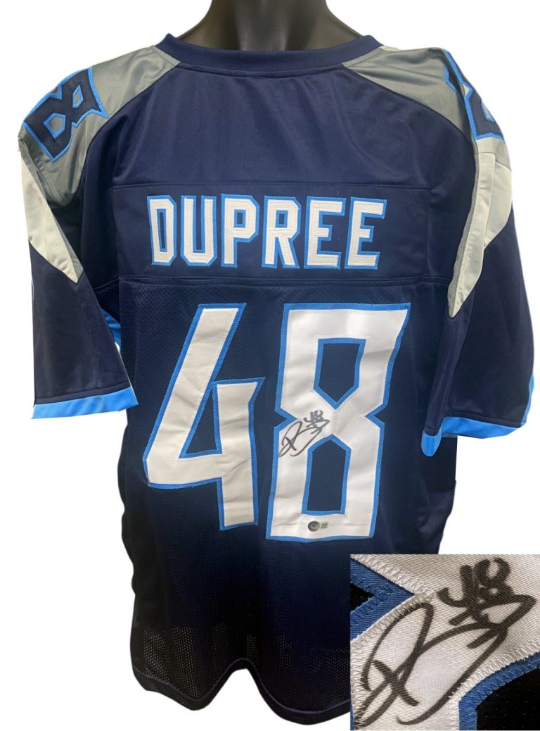 Bud Dupree signed Tennessee Custom Stitched Pro Style Jersey XL #48- Beckett