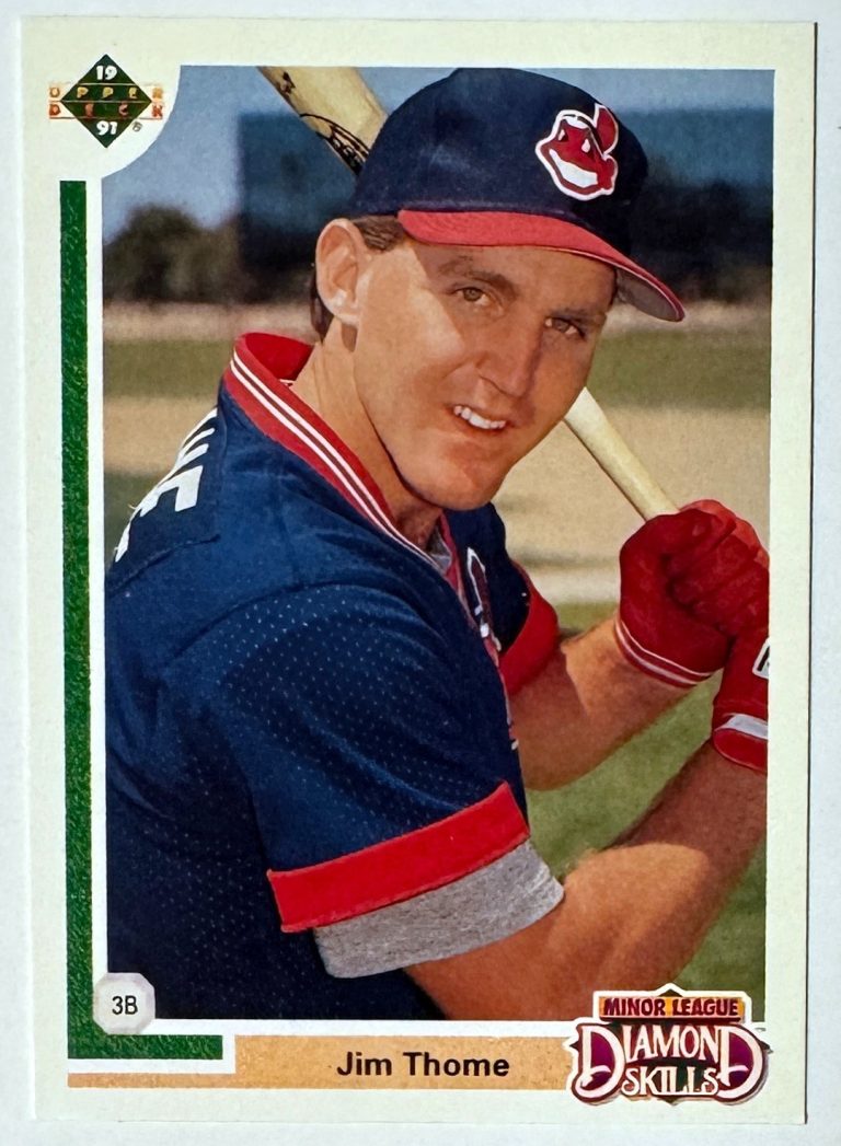 Jim Thome 1991 Upper Deck Final Edition Cleveland Card (RC) #17F - Lot of 25 HOF