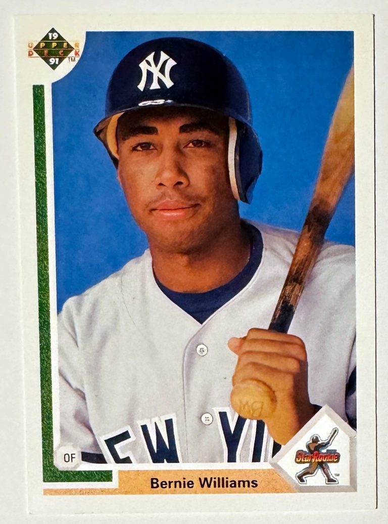 Bernie Williams 1991 Upper Deck Star Rookie Card (RC) #11- Lot of 10-Yankees/WSC