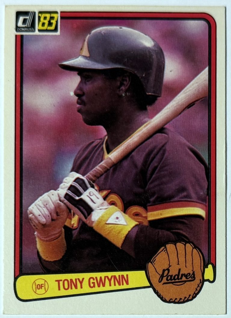Tony Gwynn 1983 Donruss Rookie Card (RC) #598 (San Diego Padres/HOF)
