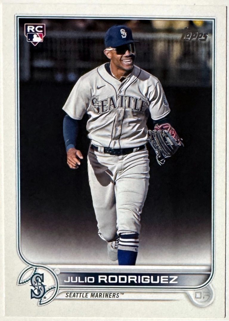 Julio Rodriguez 2022 Topps Rookie Set Variation Card (RC) #659 -  Mariners