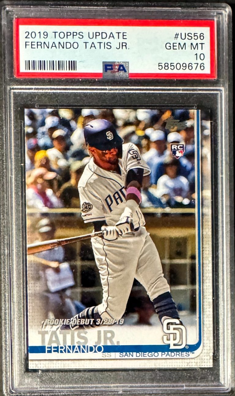 Fernando Tatis, Jr. 2019 Topps Update Rookie Card #US56 - PSA Graded 10 Gem Mint