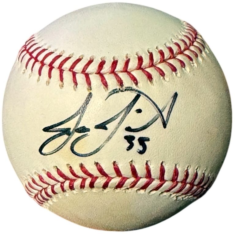 Jason Jaramillo signed OFC Rawlings Major League Baseball #35 minor tone- COA