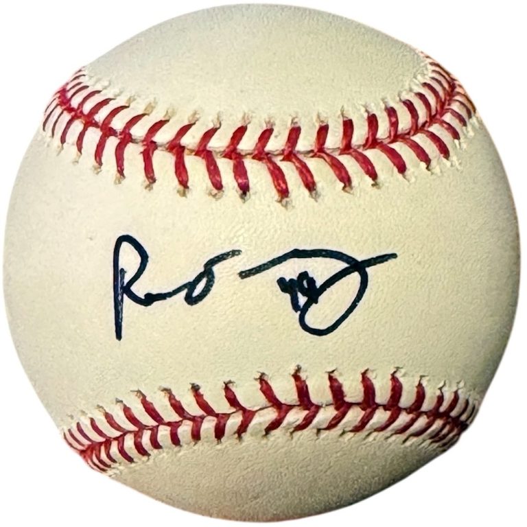 Ross Ohlendorf signed Rawlings Major League Baseball #49 - COA (Yankees/Pirates)