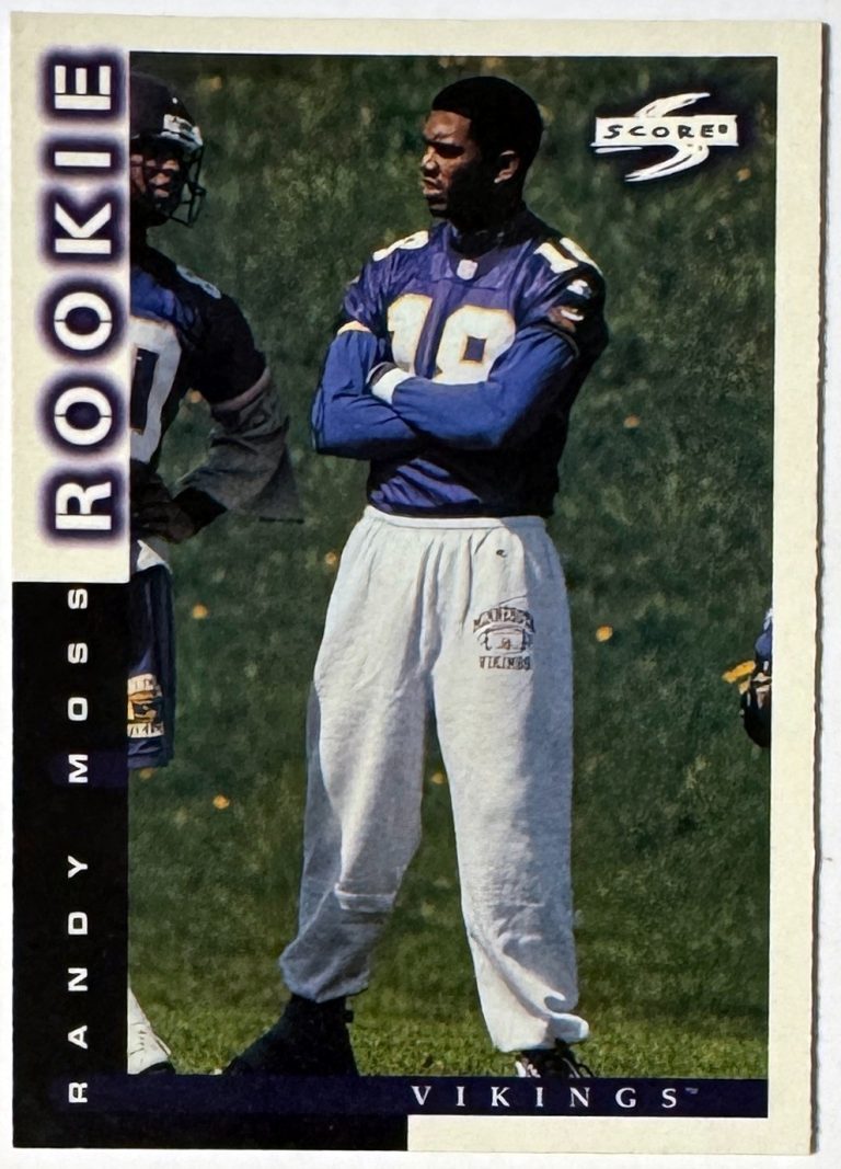 Randy Moss  1998 Score Rookie Card (RC) #235 -(Minnesota Vikings/6X PB/Marshall)