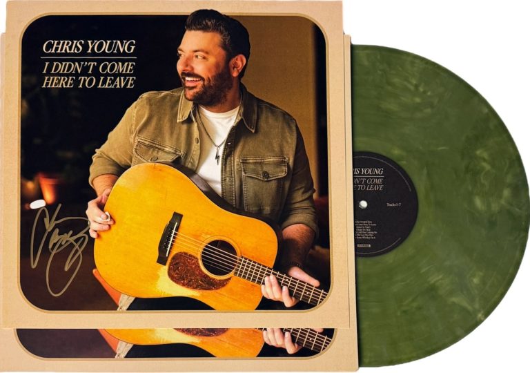 Chris Young signed '25 I Didn't Come Here to Leave Boots On The Ground Cover COA