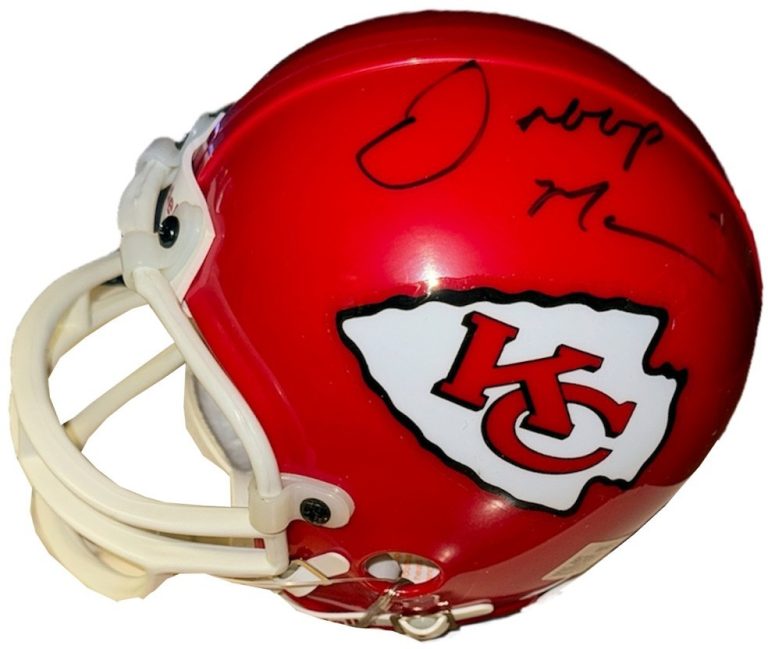 Marvin Snoop Minnis signed Kansas City Chiefs Riddell NFL Mini Helmet- Playoff