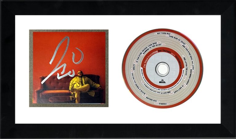 Teddy Swims signed I've Tried Everything but Therapy Part 2 Art Card Framed- COA