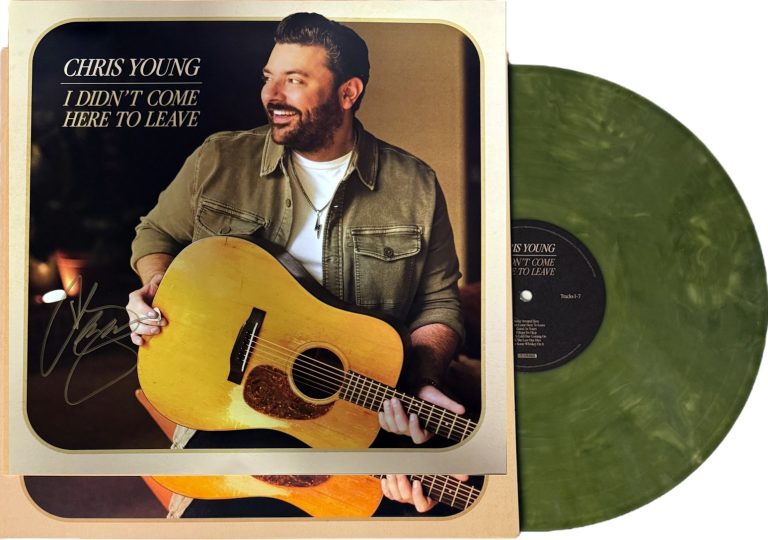 Chris Young signed '25 I Didn't Come Here to Leave Boots On The Ground Cover COA