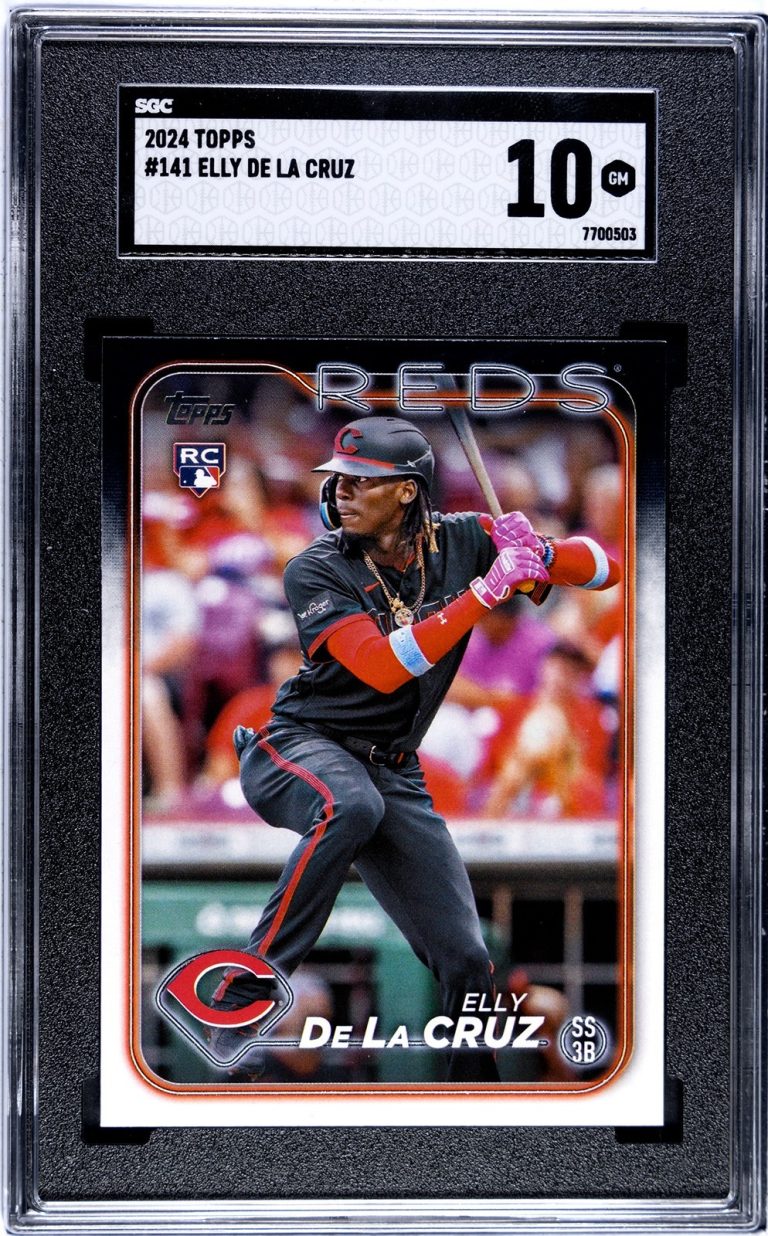 Elly De La Cruz 2024 Topps Rookie Card (RC) #141 - SGC Graded 10 Gem Mint REDS