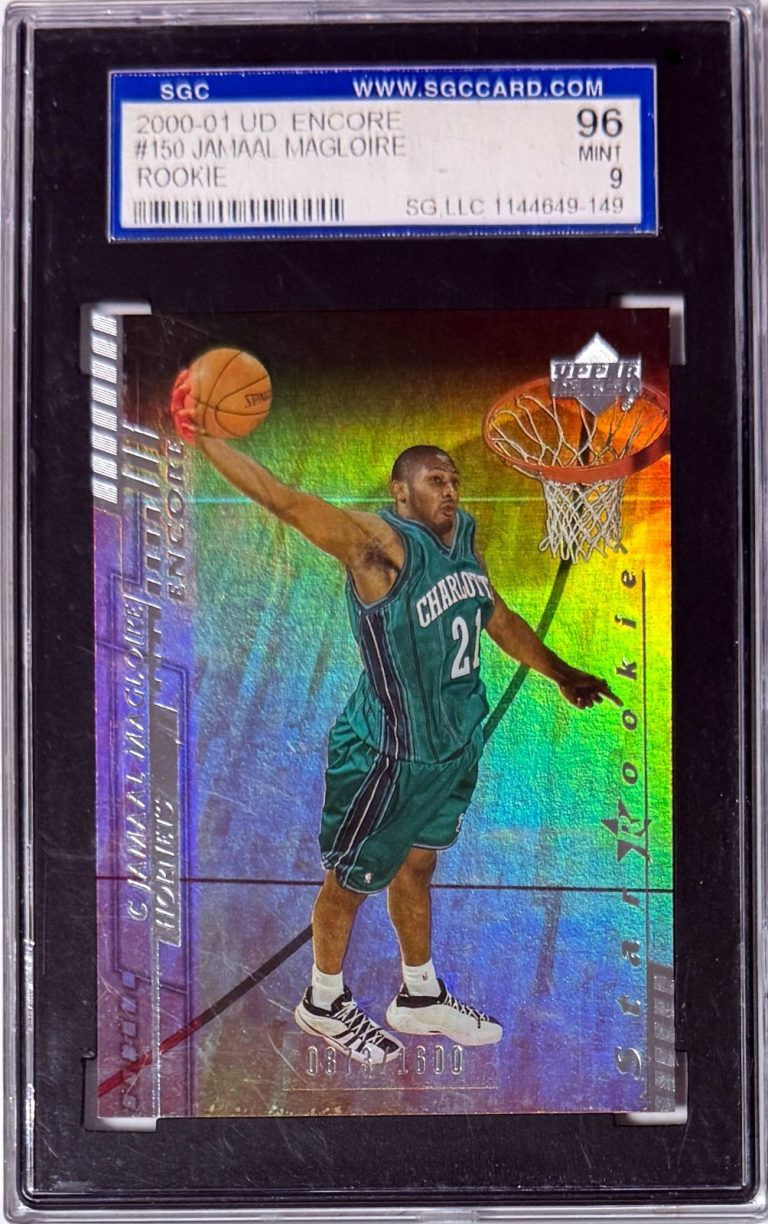 Jamaal Magloire 2000-01 UD Encore Rookie Card #150 /1600- SGC Graded 96 Mint 9