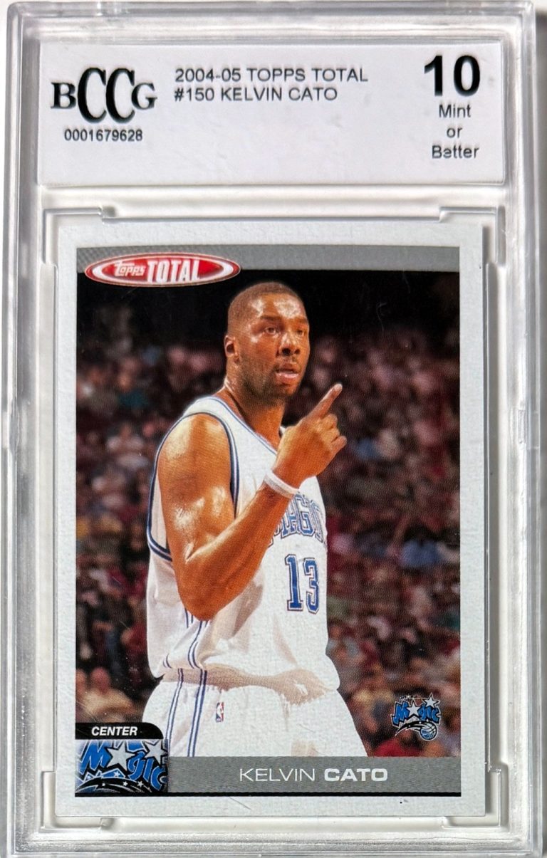 Kelvin Cato 2004-05 Topps Total Magic Card #150- BCCG Graded 10 Mint or Better