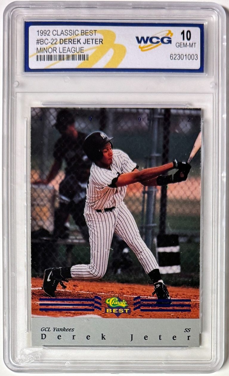 Derek Jeter  1992 Classic Best Minor League Rookie Card #BC-22- WCG 10 Gem Mint