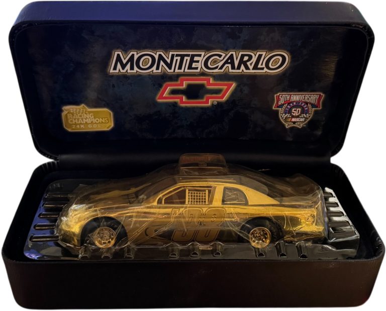 NASCAR 50th Anniversary Racing Champions 24 KT Gold 1998 Diecast 1/24th- NEW