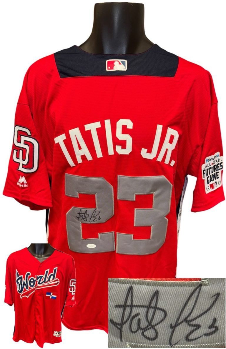 Fernando Tatis Jr. signed World All-Star Game Authentic Majestic Jersey JSA