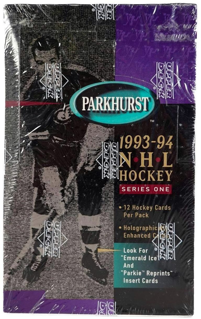 1993-94 Parkhurst NHL Hockey Series One Factory Sealed Box -  36 Packs /12 CPP