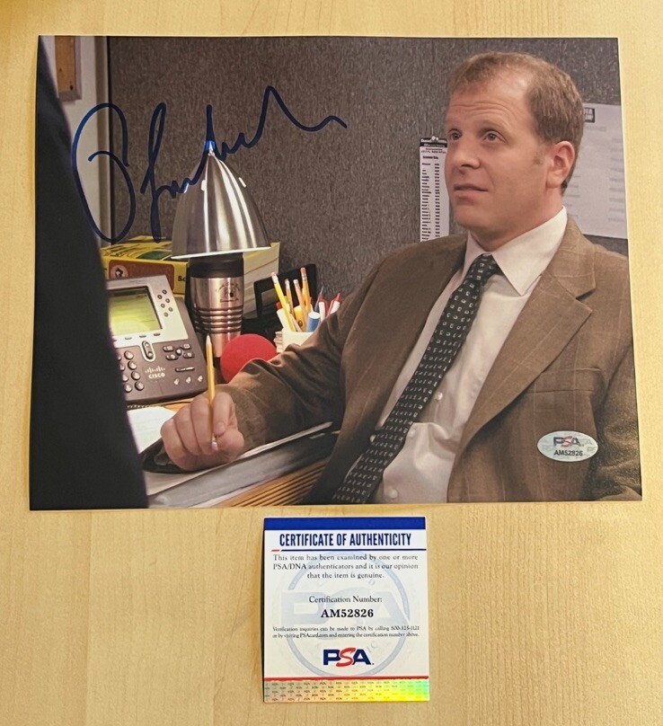 PAUL LIEBERSTEIN SIGNED 8x10 PHOTO ACTOR AUTOGRAPHED THE OFFICE TOBY PSA COA
