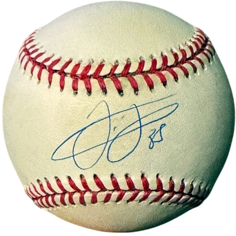 Frank Thomas signed OFC Rawlings American League Baseball #35 toned- Goldin COA