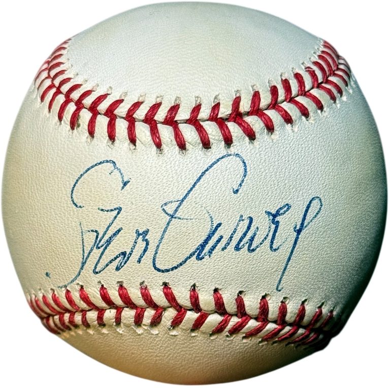 Steve Garvey signed RONL Rawlings OFC RONL Baseball toned- COA- Giamatti/Dodgers