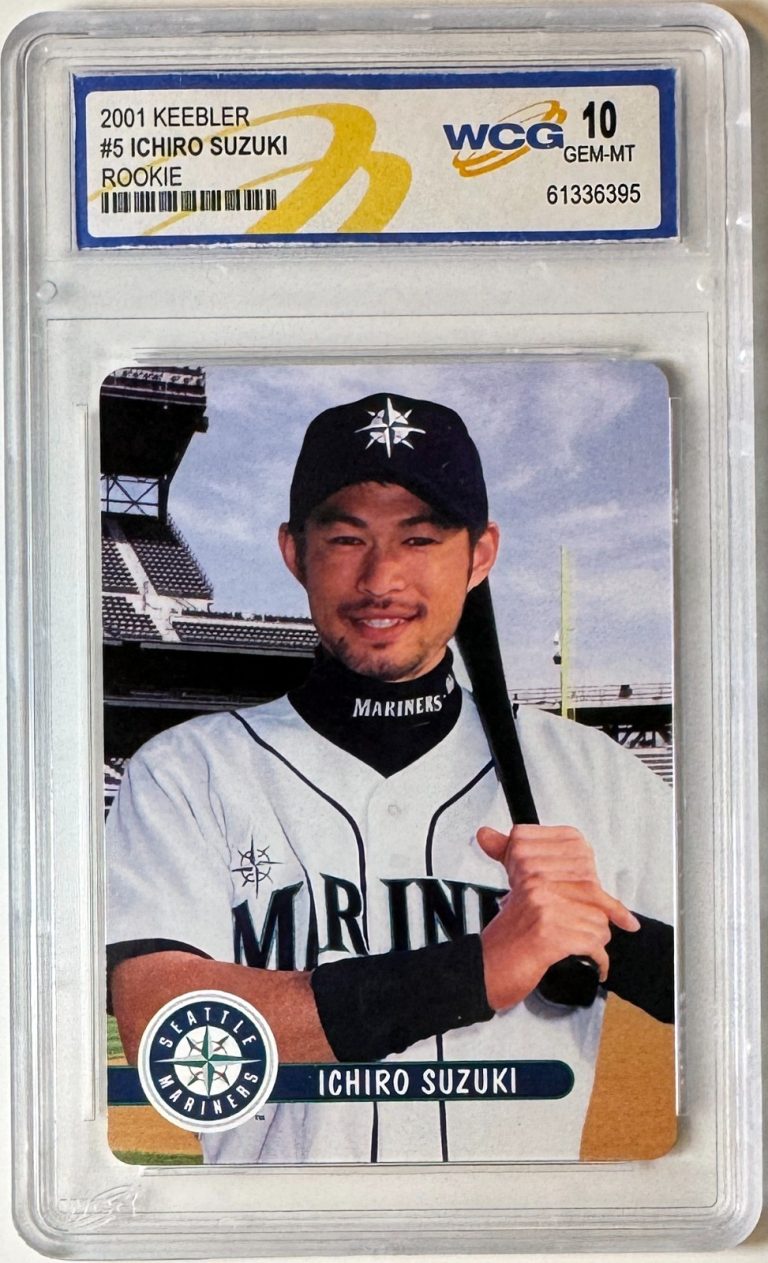 Ichiro Suzuki 2001 Keebler Rookie RC Card #5 – WCG Graded 10 Gem Mint (Mariners)