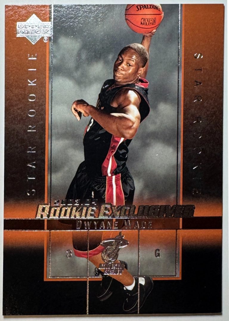 Dwayne Wade 2003-04 Upper Deck Rookie Exclusives Card (RC) #5 (Miami Heat)