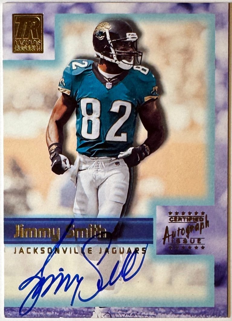 Jimmy Smith 2001 Topps Reserve Certified On Card Auto #TR-JS -  (Jaguars)
