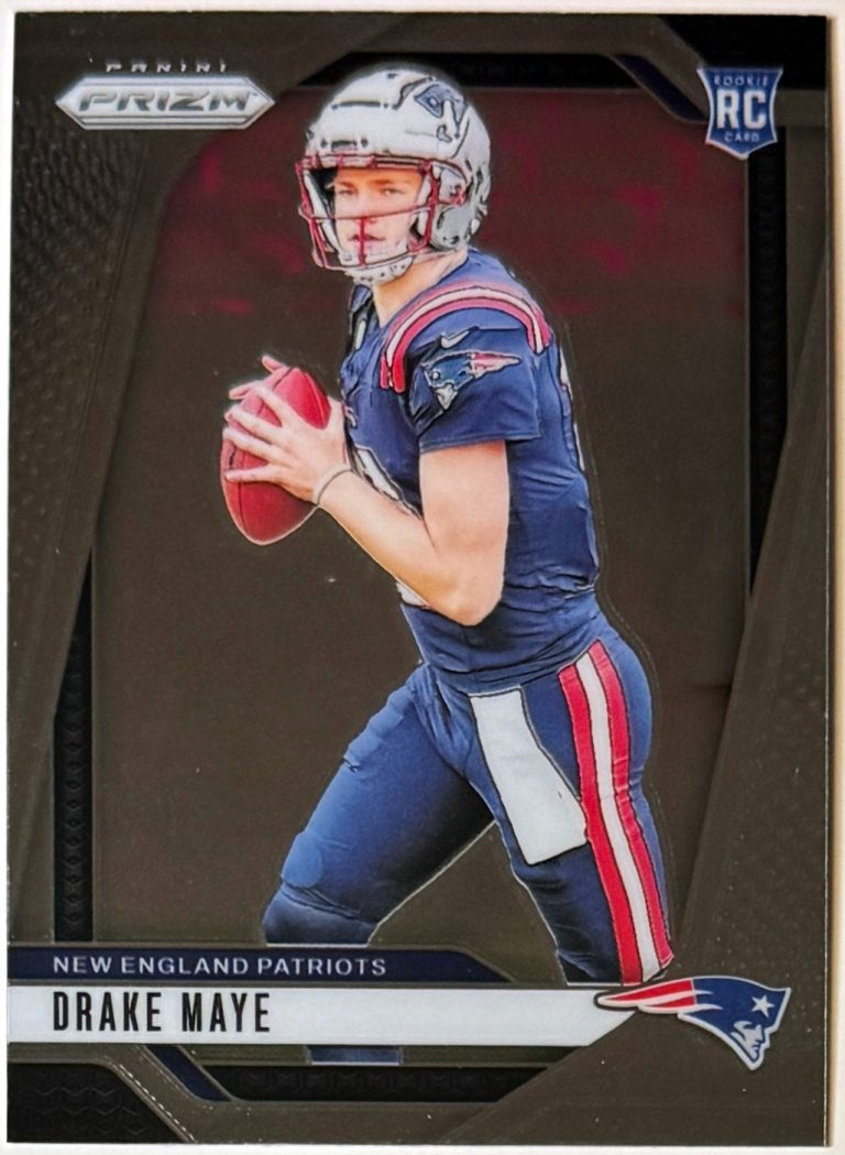Drake Maye 2024 Panini Prizm Rookie Card (RC) #329 (New England Patriots)