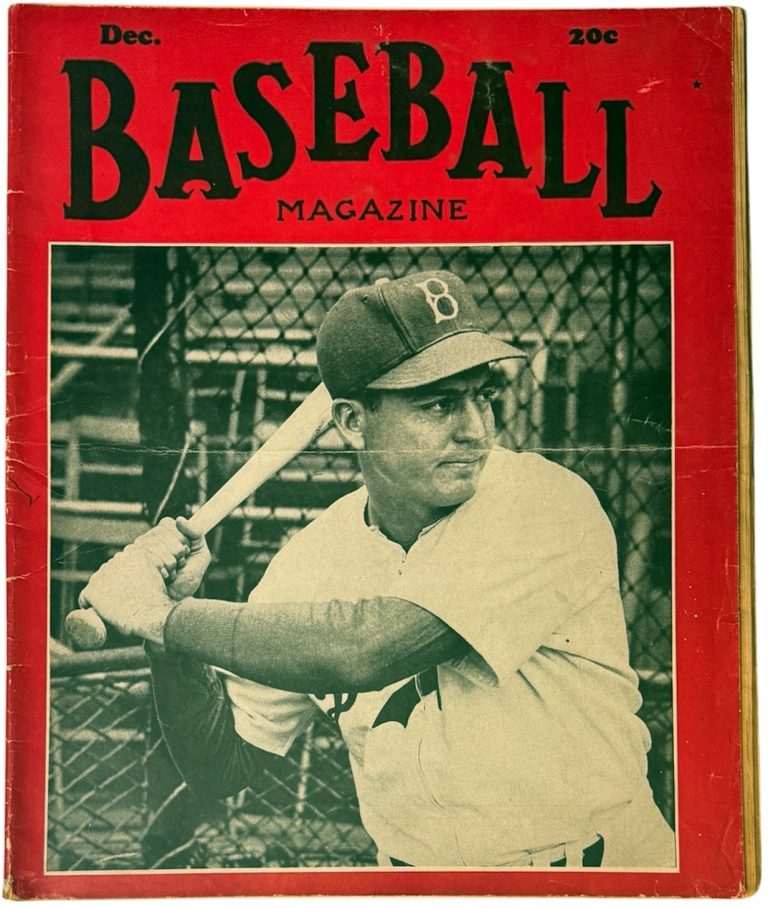 1941 Baseball Magazine December Brooklyn Dodgers Bill Herman /Rizzuto/Williams