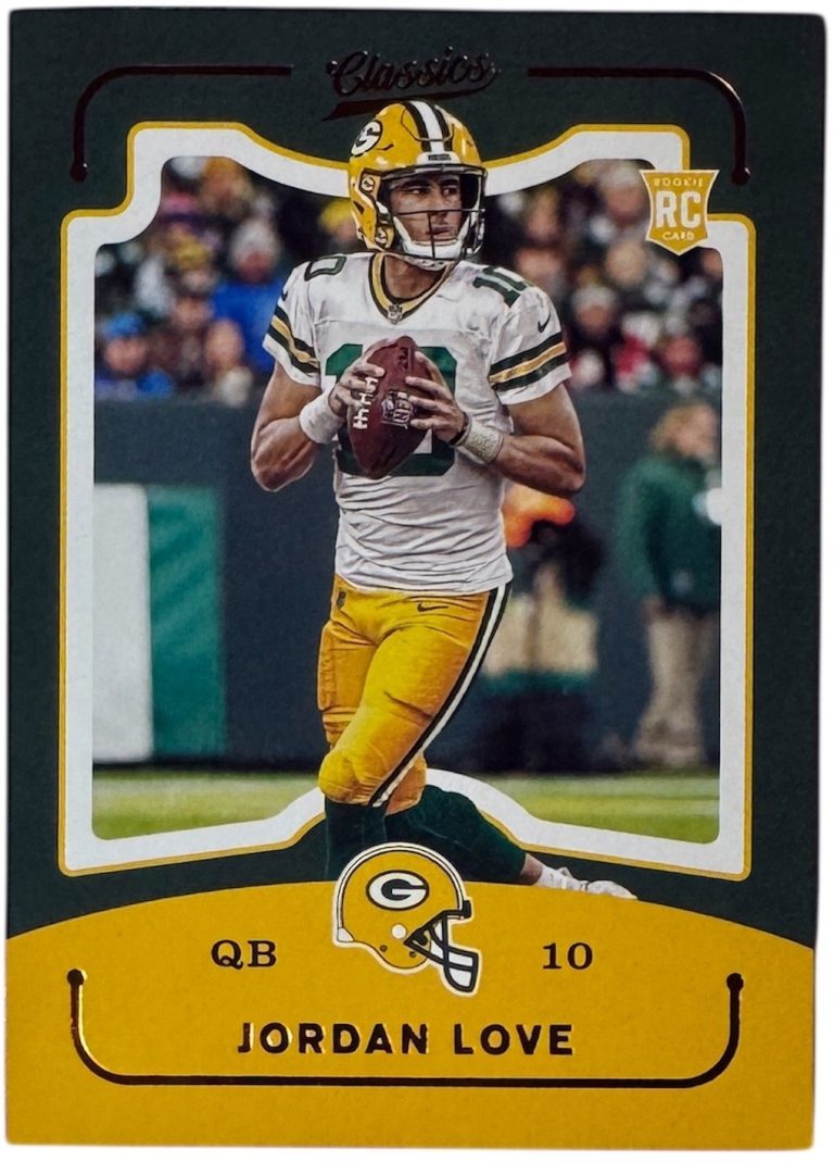Jordan Love 2020 Panini Chronicles Classics Rookie Card (RC) #CL-4 (Packers)
