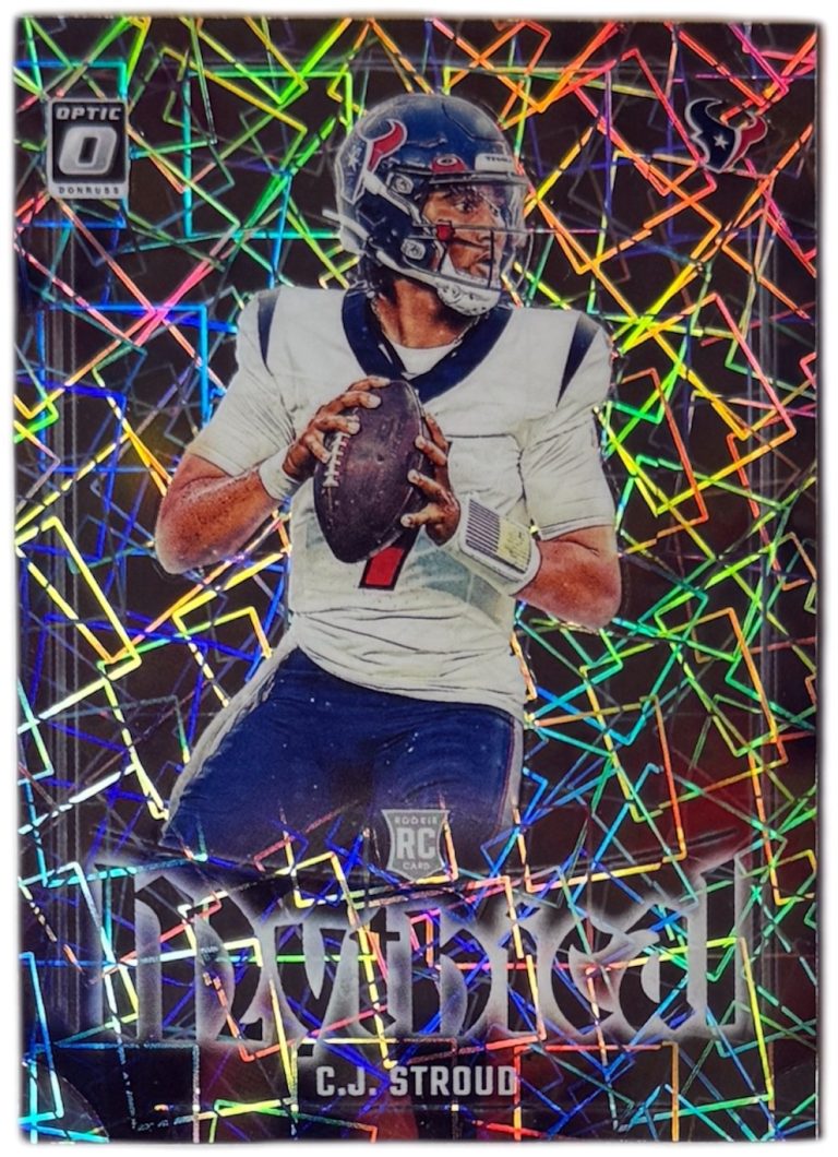CJ/C.J. Stroud 2023 Panini Donruss Optic Laser Prizm Mythical (RC) #14- CASE HIT