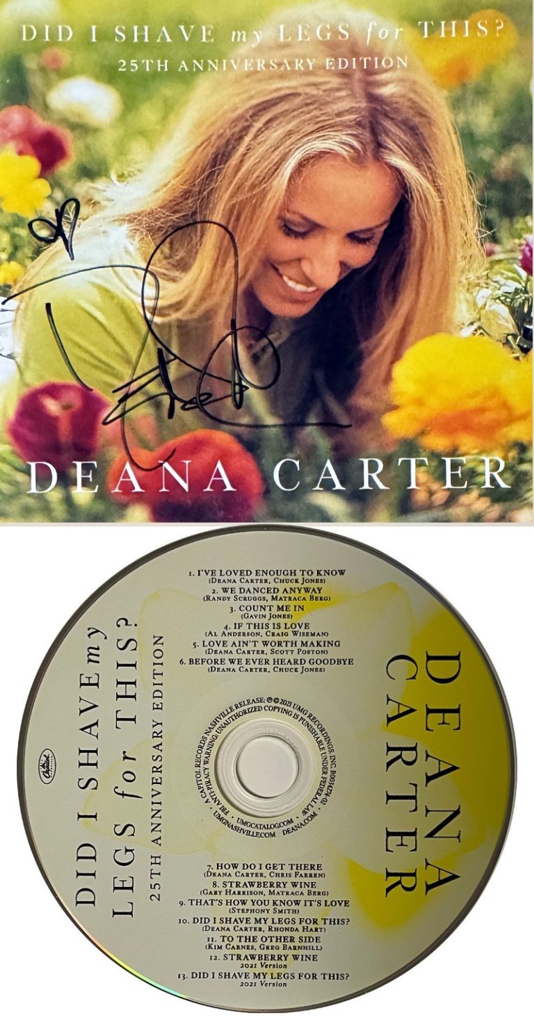 Deana Carter signed 2021 Did I Shave My Legs for Album Cover Booklet w/ CD-  COA