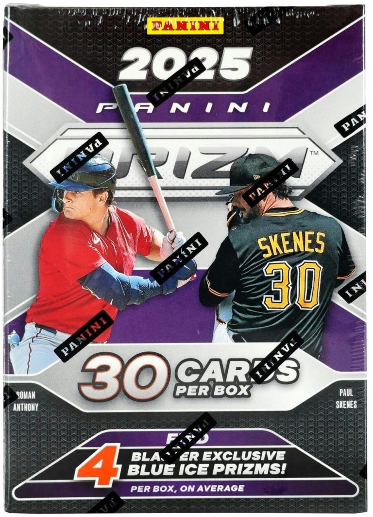 2025 Panini Prizm MLB Baseball Blaster Box- 6PK/5CPP- New/Factory Sealed
