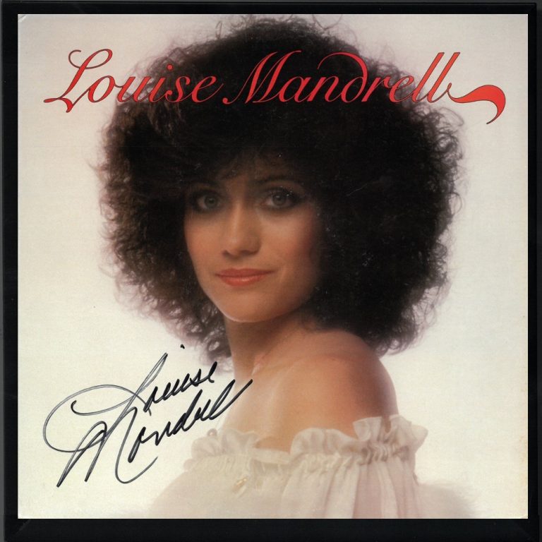 Louise Mandrell signed 1981 Louise Mandrell Album Cover/LP/Vinyl Framed - JSA