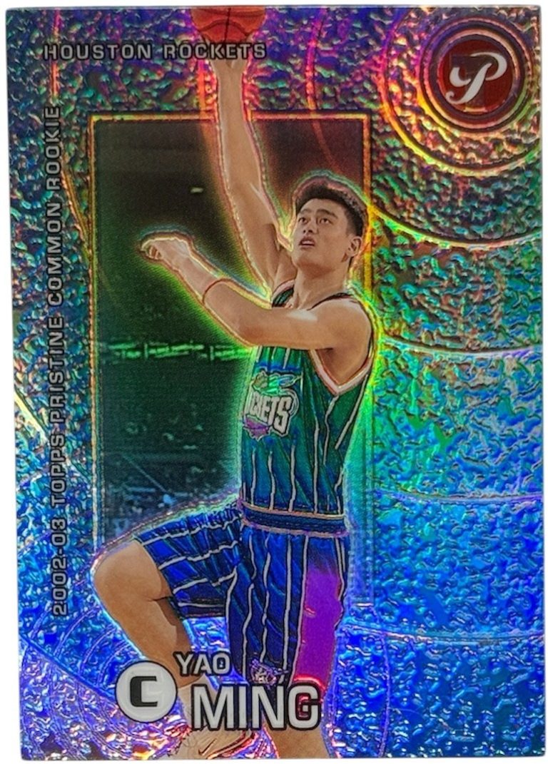 Yao Ming 2002-03 Topps Pristine Refractors Rookie Card (RC) #51- /1899 (Rockets)