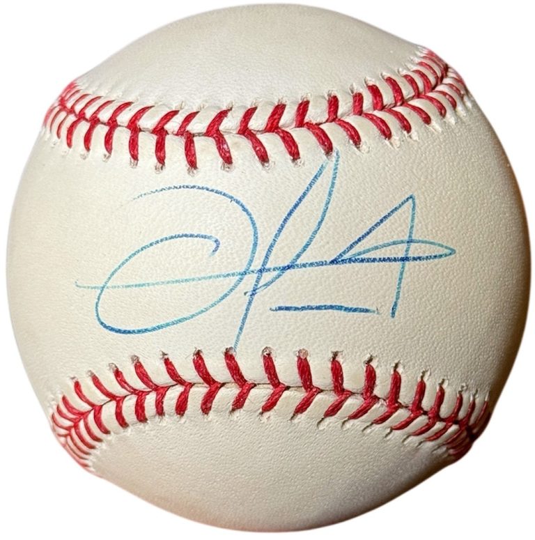 Oscar Tavares signed Rawlings Official Major League Baseball- JSA Witnessed