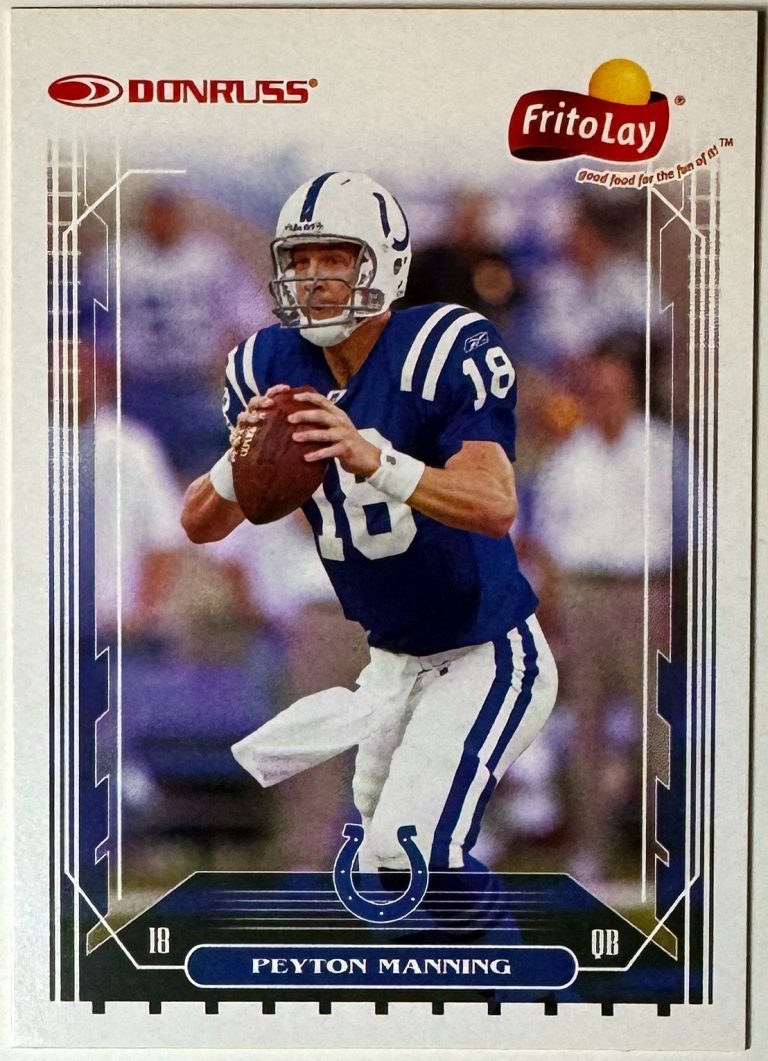 Peyton Manning 2006 Donruss Frito Lay Card #3 (Indianapolis Colts/HOF/SB MVP)